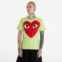 T-shirt Comme des Garçons PLAY Short Sleeve Logo Print T-Shirt UNISEX Green S