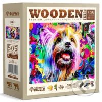 Pop Art Jorkšírský teriér (Dřevěné puzzle) - puzzle z kategorie Zvířata