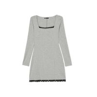 Cropp - Pletena obleka - srednje siva