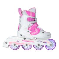 Dětské kolečkové brusle inSPORTline Caneto s předními LED kolečky XS (27-30)