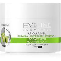 Eveline Cosmetics Green Olive nappali és éjszakai hidratáló krém ránctalanító hatással olíva kivonattal 50 ml