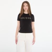 T-shirt GUESS Octavia Rn Ss T-Shirt Jet Black M