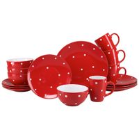Creatable KOMBINOVANÝ SERVIS Polka Dots bunt 16-dielne