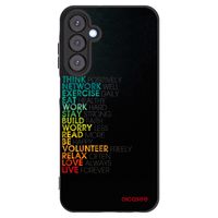 Silikónový čierny obal pre Samsung Galaxy A25 A256B 5G - Motto života