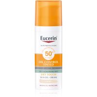 Eucerin Sun Oil Control Tinted Sonnencreme-Gel SPF 50+ Farbton Light 50 ml