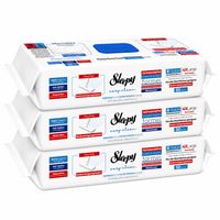 Sleepy Easy Clean vlhčené utierky na čistenie podláh na mop 4XL Bleach Additive s bieliacim účinkom a vôňou borovice 150 ks (3×50 ks)