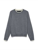 VERO MODA Pulover 'VMWONDERFUL'  siva melange / bijela