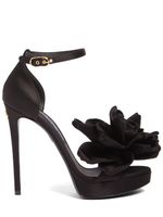 105mm Keira Satin Platform Sandals