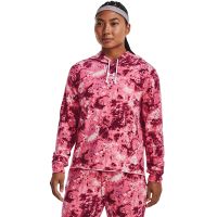 Bluza Under Armour Rival Terry Print Hoodie Pace Pink M