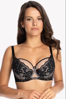 Polovyztužená podprsenka Gaia 1111 Violette Černá 70J