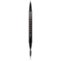Anastasia Beverly Hills MicroStroke Brow Pen олівець для очей зі щіточкою відтінок Dark Brown 0.5 мл