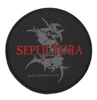 naszywka mała SEPULTURA - LOGO & TRIBAL S - RAZAMATAZ