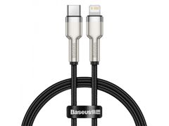 Datový kabel Baseus Cafule Series Metal Type-C/Lightning PD 20W 0.25m, černá