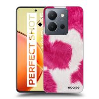 Silikónový prehľadný obal pre Vivo Y36 4G - Pink Moo