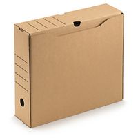 20 x Hnědé úložné boxy 340x100x297mm