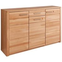 Linea Natura SKRINKA NA TOPÁNKY, farba buka, jadrový buk, 160/100/40 cm