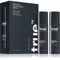 true men skin care Day & night complete skin care set set za nego obraza za dan in noč za moške