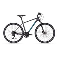 Pánské crossové kolo KELLYS PHANATIC 50 28" 9.0 M (19", 165-180 cm) Anthracite