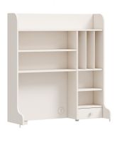 Vysoký nadstavec s usb na písací stôl vendella - béžová