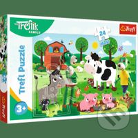 Trefl Puzzle 24 Maxi - Rodina Treflíkov / Studio Trefl Rodzina Treflików - puzzle z kategorie Maxi dílky