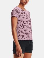 Under Armour Iso-Chill 200 Print SS Tricou Roz