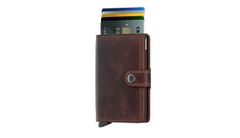 Secrid Miniwallet Vintage Chocolate Unisex - Peňaženka Secrid - Hnedá - M-VINTAGE-CHOCOLATE-One-size - Size: One size