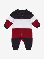 Červeno-modré detské pruhované body Tommy Hilfiger