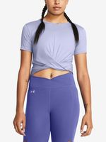 Under Armour Motion Crossover Crop SS Koszulka Fioletowy