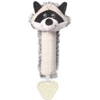 BabyOno Squeaky Toy with Teether іграшка-пищалка з прорізувачем Racoon Rocky 1 кс