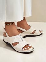 Resti Royal Fashion Women's Comfort Chic Low Wedge Sandals