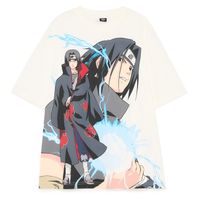 Cropp - Majica s potiskom Sasuke - kremna