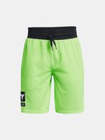 Under Armour UA Project Rock Knit Kinder Shorts Grün