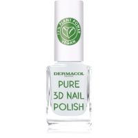 Dermacol Pure 3D lak za nohte odtenek 02 Absolute White 11 ml