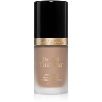 Too Faced Born This Way Flawless Coverage Natural Finish Foundation fedő hatású alapozó természetes hatásért árnyalat Nude 30 ml