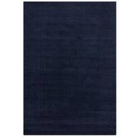Kusový ručně tkaný koberec Tuscany Textured Wool Border Blue 120x170 cm