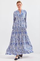 Bigdart 2423 Authentic Patterned Dress - K. Saks