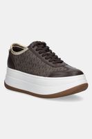 MICHAEL Michael Kors sneakers Hayes culoarea maro, 43T5HYFS2L.200