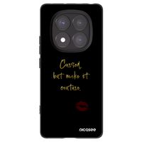 Silikónový čierny obal pre Xiaomi Redmi Note 14 Pro+ 5G - Cursed