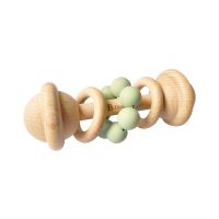 O.B Designs Rattle Toy hrkálka Sage 3m+ 1 ks