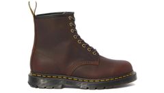 Dr. Martens 1460 Winter Grip Leather Ankle Boots Pánske - Topánky Dr. Martens - Bordová - DM24038247-4 - Size: 4