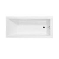 Wanna do zabudowy Besco Modern 120x70 cm prostokątna biały połysk WAM-120-MO