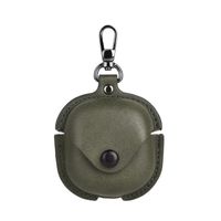 LEATHER POCKET Etui za slušalke Samsung Galaxy Buds4 / Buds4 Pro zelen