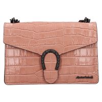 Női bőr crossbody kézitáska Marina Galanti Manett - rózsaszín