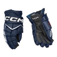 Rukavice CCM Jetspeed FT8 Pro JR, tmavo modrá-biela, Junior, 11"