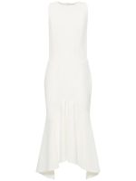 Sleeveless Jersey Flared Hem Long Dress