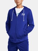 Under Armour UA Rival Terry LC FZ Sweatshirt Blau