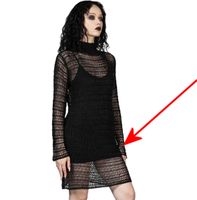 Ženska haljina Crna - OŠTEĆENA M