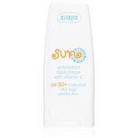 Ziaja Sun antioksidantna krema za obraz z vitaminom C SPF 50+ 50 ml