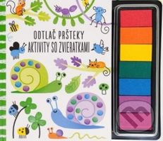 Odtlač pršteky: Aktivity so zvieratkami - Fiona Watt (ilustrátor) - kniha z kategorie Omalovánky