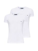 Emporio Armani Majica  tamno plava / bijela